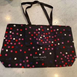 Kate Spade Polka Dot Canvas Tote